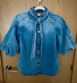 Blusa vaquera BAILEY/44 con lazo