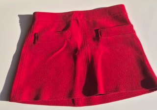 Minifalda roja ZARA talla XS