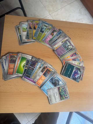 Lote Cartas Pokémon Fuego y Fantasma