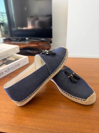 Alpargatas Azul Christian Louboutin COMO NUEVAS