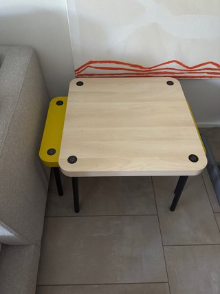 Juego 2 Mesas Auxiliares Ikea Amarillas