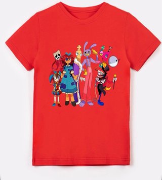 Camiseta Roja con Estampado