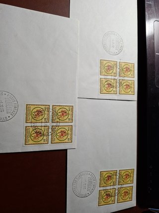 3 Buste con annullo speciale 8° Giornata Francobol