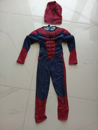 Costume Spiderman Imbottito 5-6 Anni