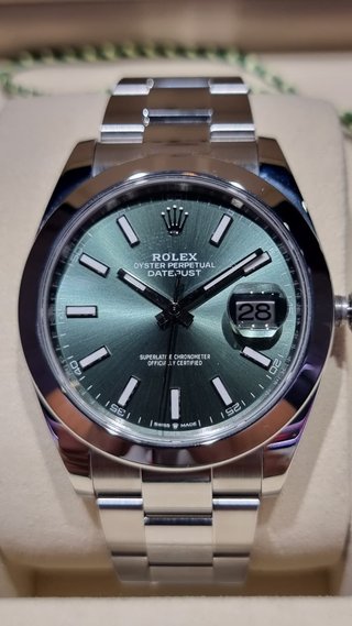 Rolex Datejust 41 Verde Oyster Ref. 126300