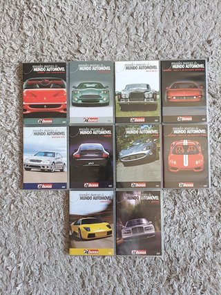 Coleção 10 DVDs Grandes Marcas do Mundo Automóvel