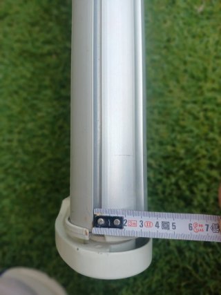 Estructura de Toldo Metálica Blanca