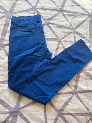 Pantalón Virtual Talla 38 Azul