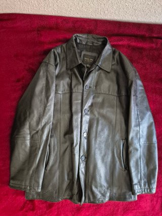 Chaqueta de Cuero Negra SLN by Selinac