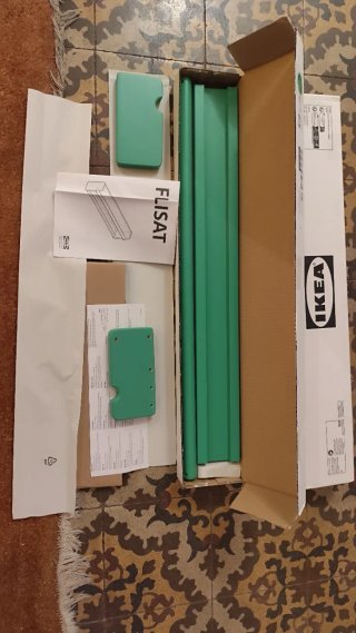 Scaffale Flisat Ikea Verde