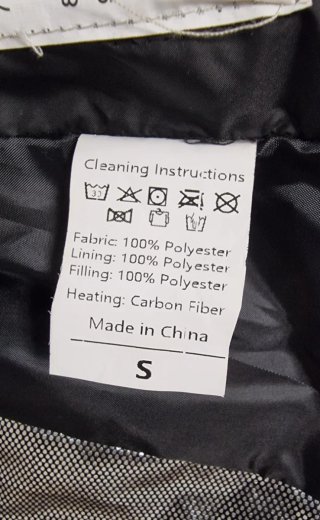 Chaleco Calefactor  Talla S con Powerban incluida