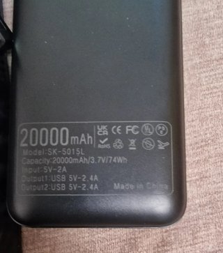 Chaleco Calefactor  Talla S con Powerban incluida
