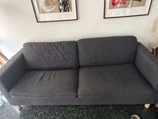Divano a 2 posti grigio IKEA