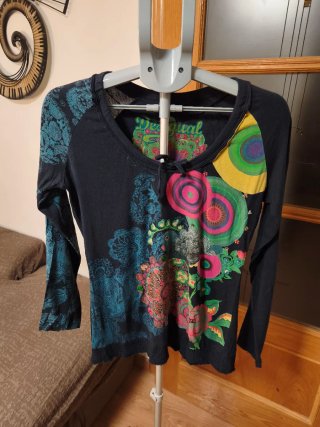 Camiseta Desigual Talla L Multicolor