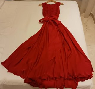 Vestido de fiesta Carolina Herrera rojo