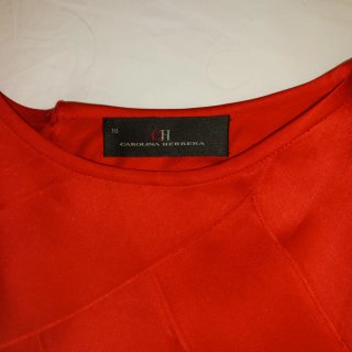 Vestido de fiesta Carolina Herrera rojo