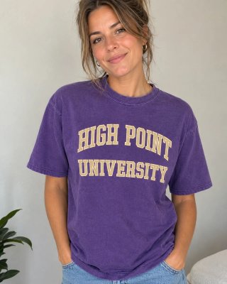 Camiseta High Point University Morada