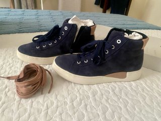 Botines Geox Azul Oscuro Talla 37