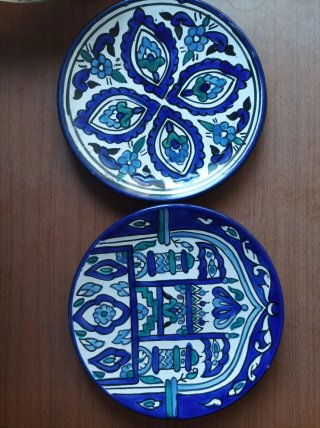 Set di 2 Piatti Decorativi Marocchini