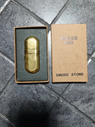 Accendino SMOKE STONE "Brass No. 5" in Ottone
