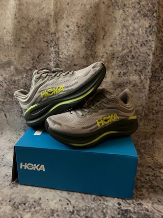 Hoka Bondi 9 Zapatillas Running Gris/Verde
