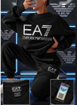 Chándal EA7 Negro
