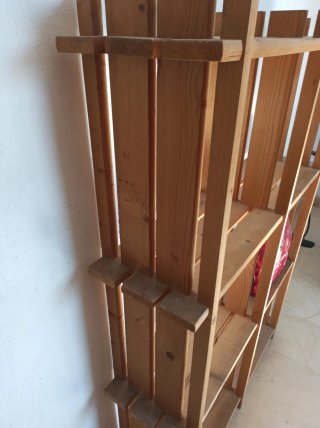 2 Scaffali in Legno X 6 Cubi
