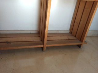 2 Scaffali in Legno X 6 Cubi