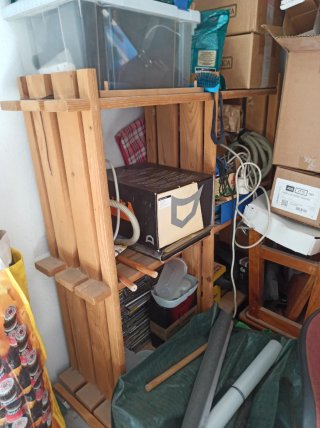 2 Scaffali in Legno X 6 Cubi