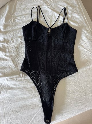 Body Bershka Negro Talla S