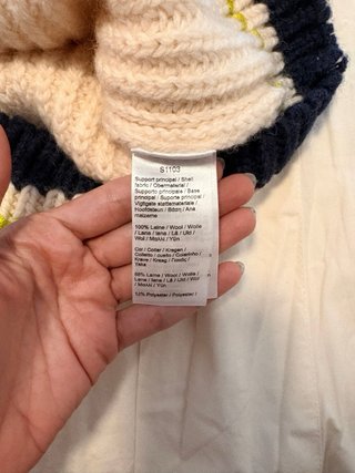 Jersey de Lana Lacoste crudo