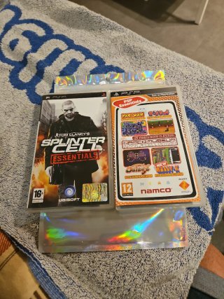 Lote 2 Juegos PSP: Splinter Cell y Namco Museum
