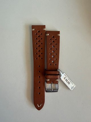 Correa de Piel Fluco Hunter Racing Marrón