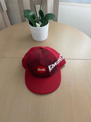 Gorra Coca-Cola Unisex Roja y negra