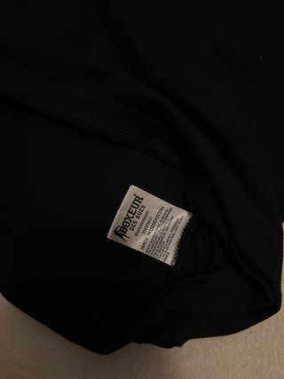 T-shirt Boxeur des Rues nera con grafica rossa