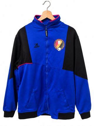 Chaqueta Track Vintage Azul y Negro Astote