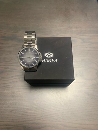 Reloj Marea Hombre Azul y Plateado