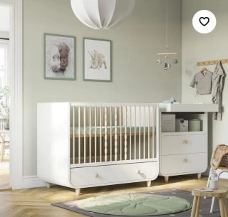 Cuna y Cambiador cómoda IKEA