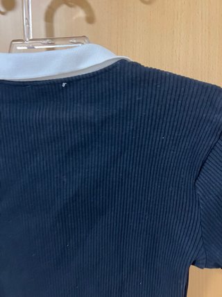 Polo Zara Negro y Blanco