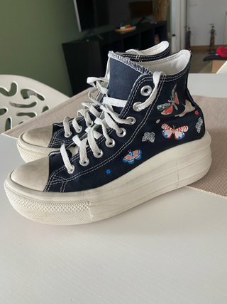 Converse Plataforma Estampado Mariposas