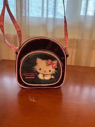 Bolso Charmmykitty Jeans Rosa y Azul