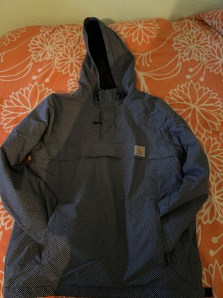Chaqueta Carhartt gris con puntos