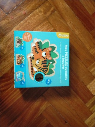 Puzzles evolutivos Auzou 3 niveles