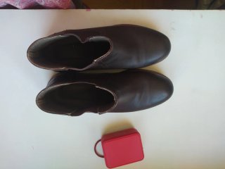 Botines juveniles marrones