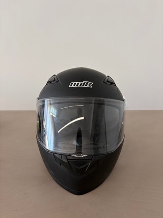 Casco Moto Integral UNIK Negro Mate Talla XS