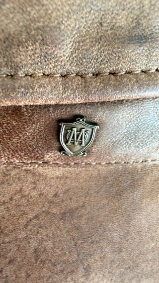 Chaqueta Cuero Hombre Massimo Dutti Marrón