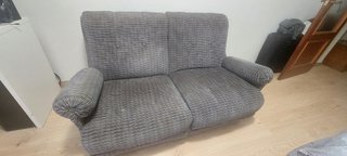 Sofá de 2 plazas gris
