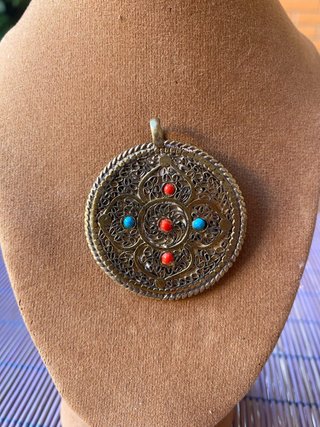 Colgante Filigrana Étnico Mandala tibetano