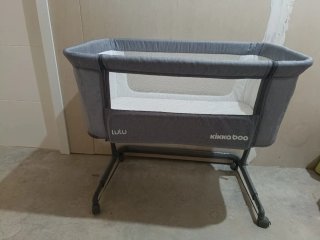 Cuna colecho Kikka Boo Lulu gris