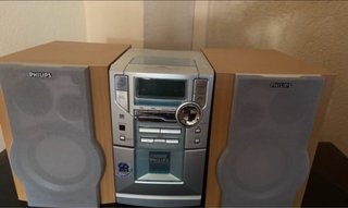 Altavoces Philips Marrón y Plateado